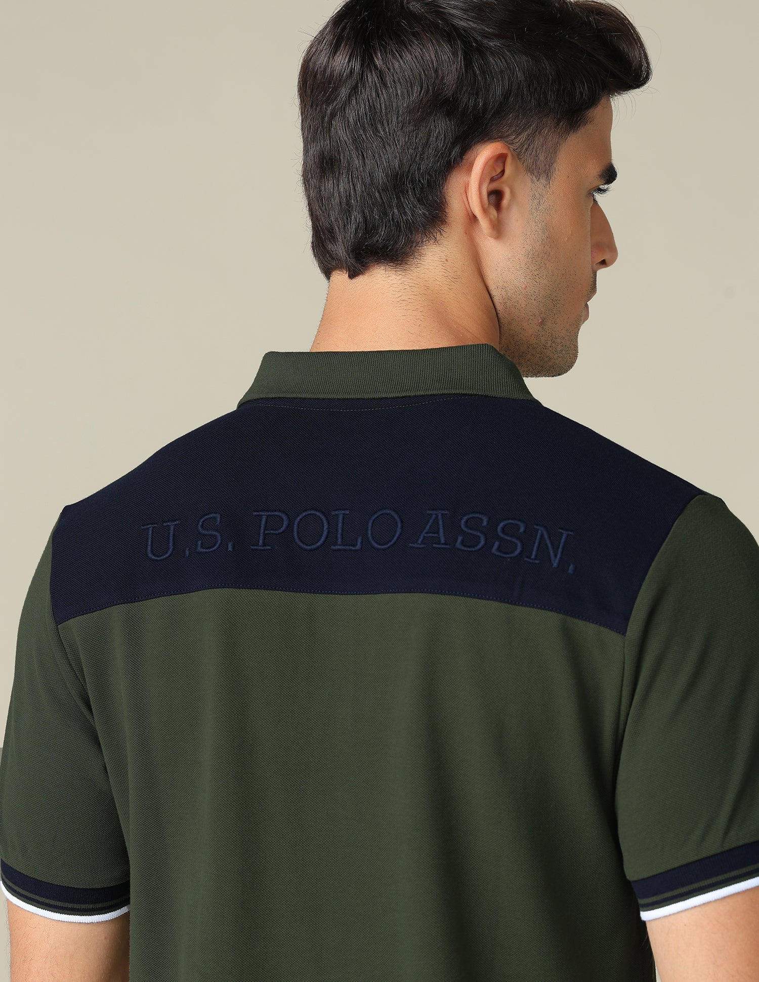 Brand Embroidered Regular Fit Polo Shirt