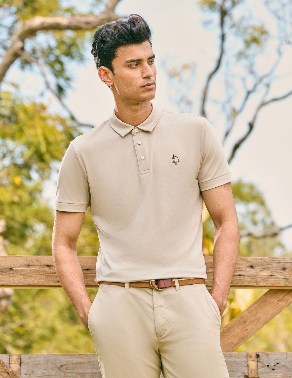 Pacho X Slim Fit Solid Polo Shirt