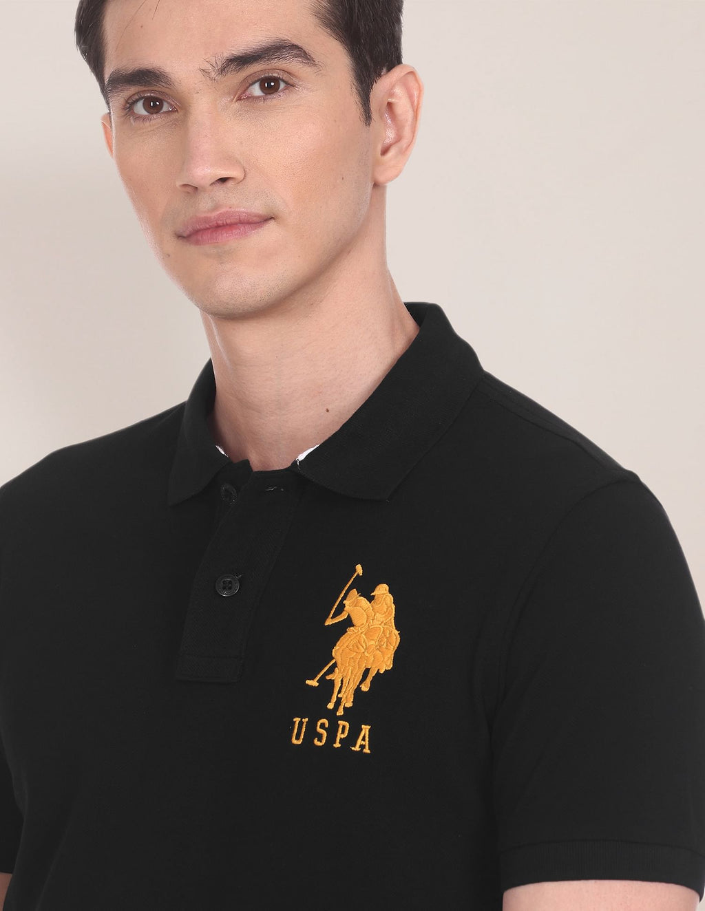 Compact Cotton Logo Polo Shirt