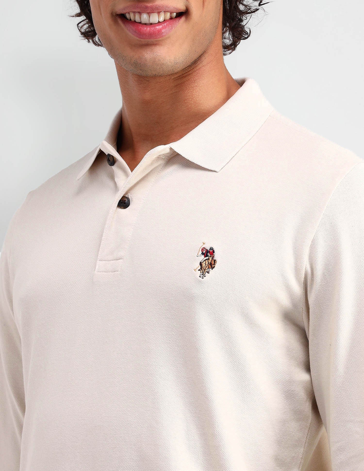 Muscle Fit Pure Cotton Polo Shirt
