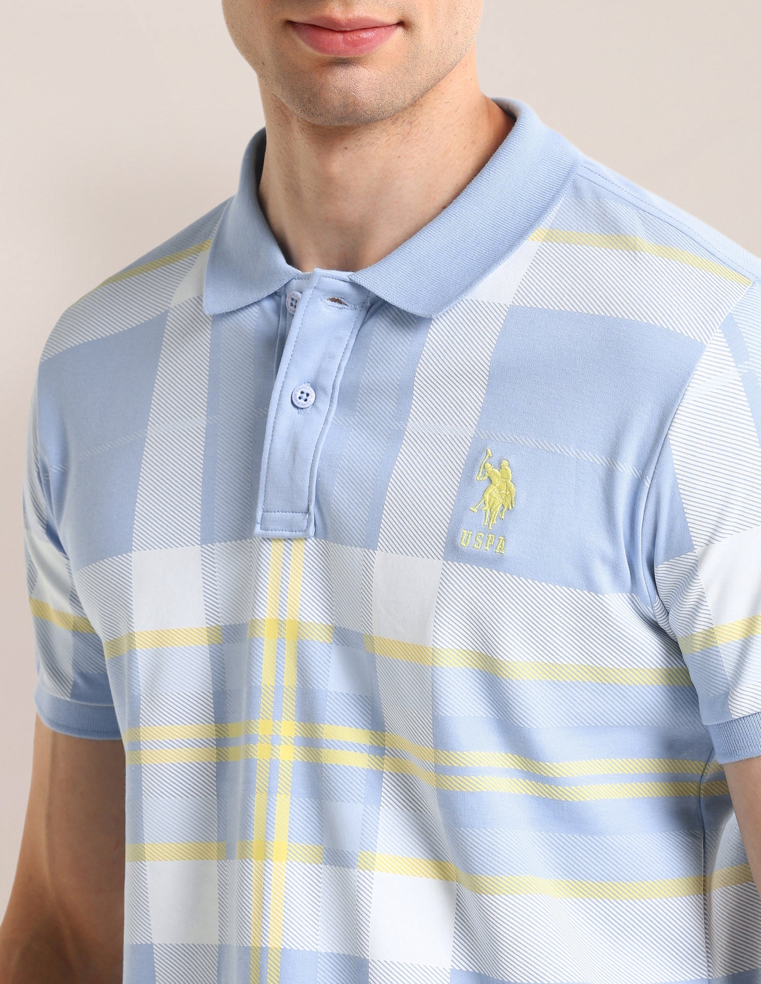 Checked Regular Fit Polo Shirt