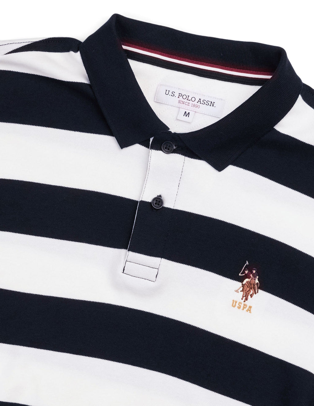 Horizontal Striped Regular Fit Polo Shirt