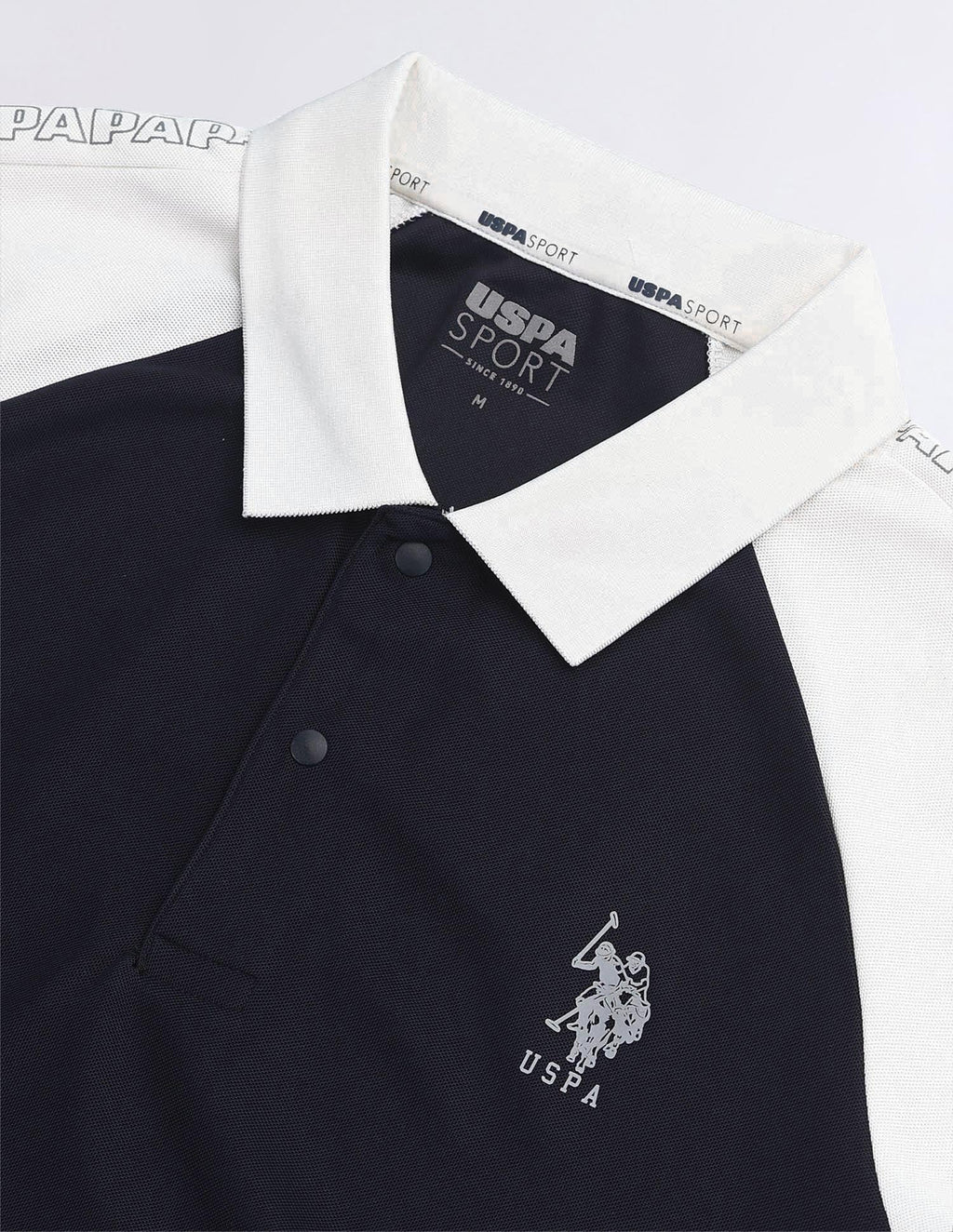 Colourblocked Slim Fit Polo Shirt