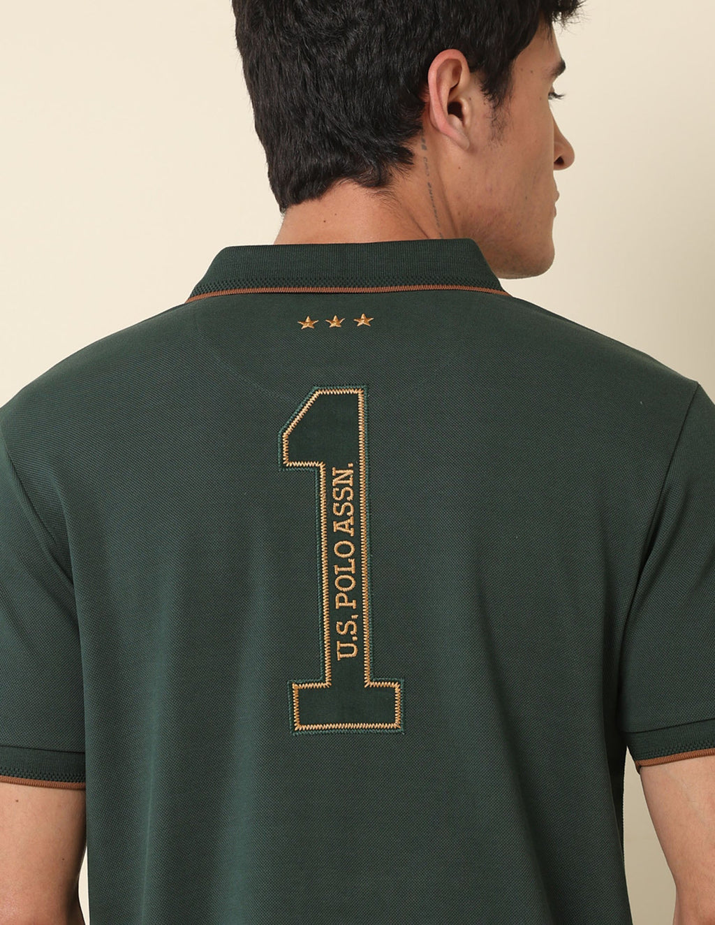 Iconic Number Gold Cup Polo Shirt