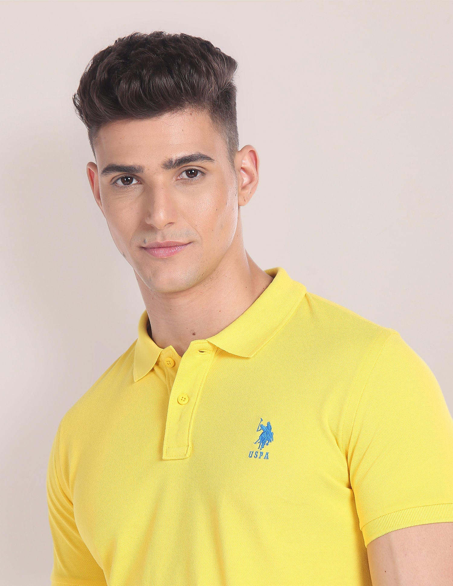 Cotton Solid Polo Shirt