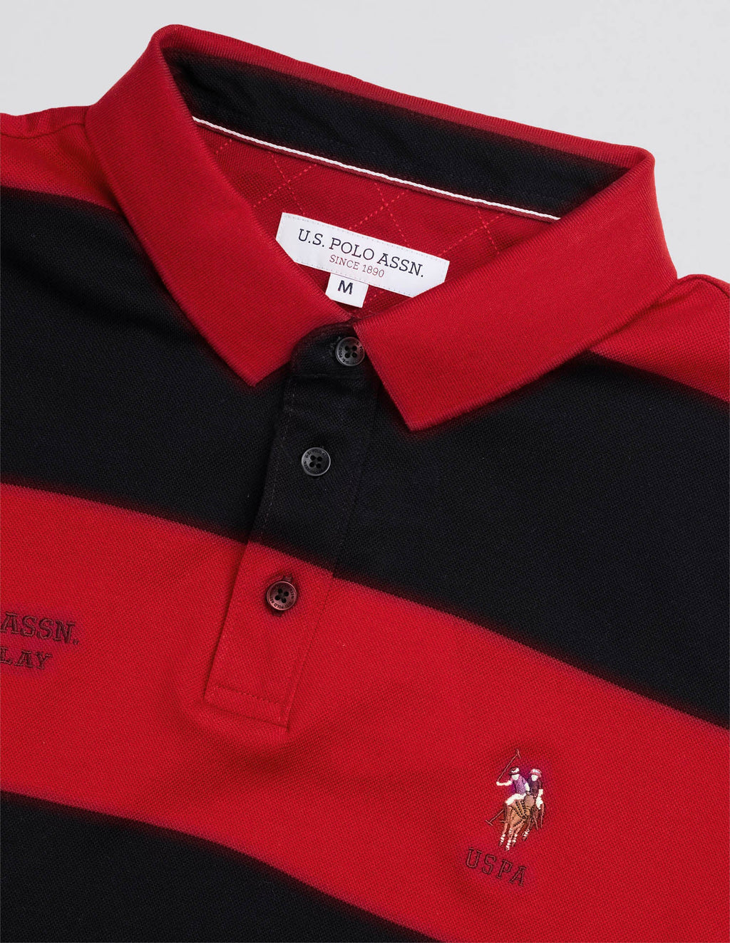 Horizontal Striped Regular Fit Polo Shirt