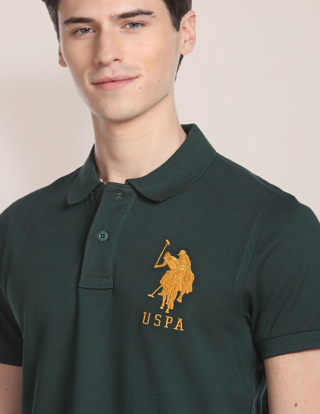 Compact Cotton Logo Polo Shirt