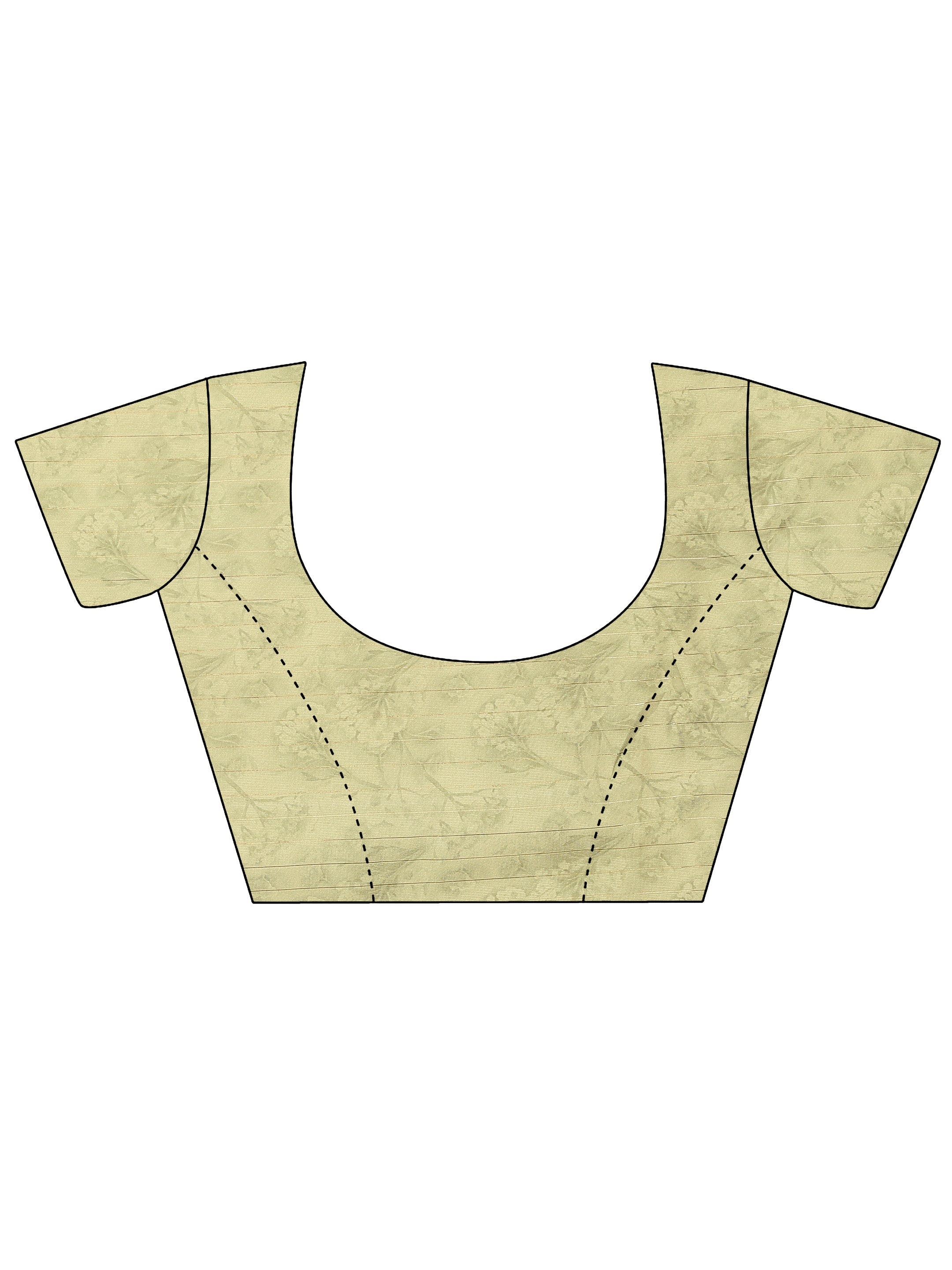 Green Embellished Nylon Saree With Unstitched Blouse Piece