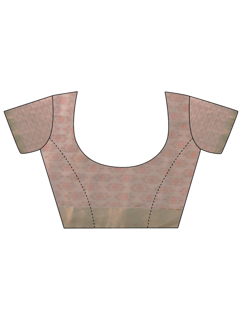 Green Printed Nylon Sarees With Unstitched Blouse Piece