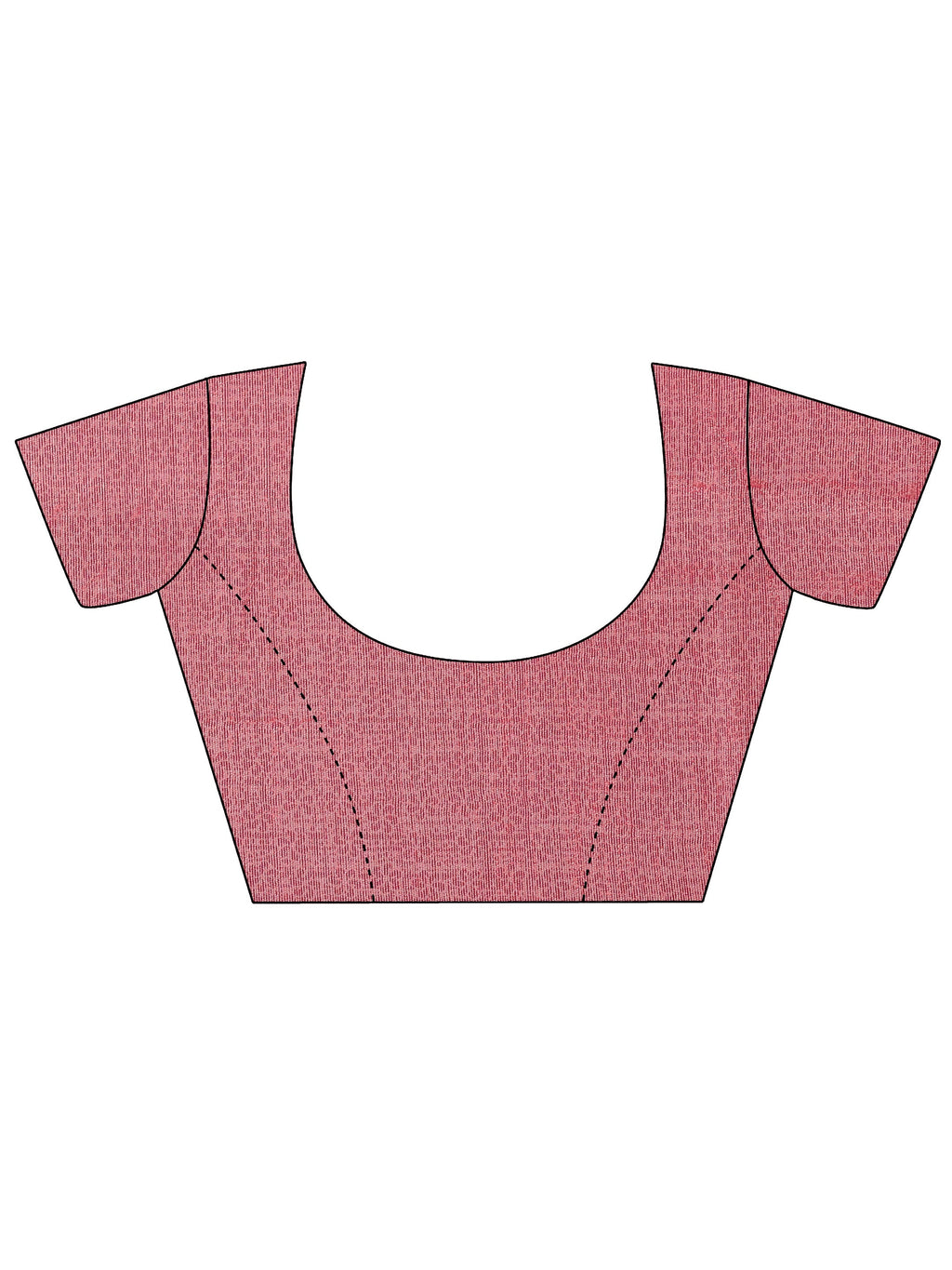 Pink Printed Silk Blend Sarees With Unstitched Blouse Piece