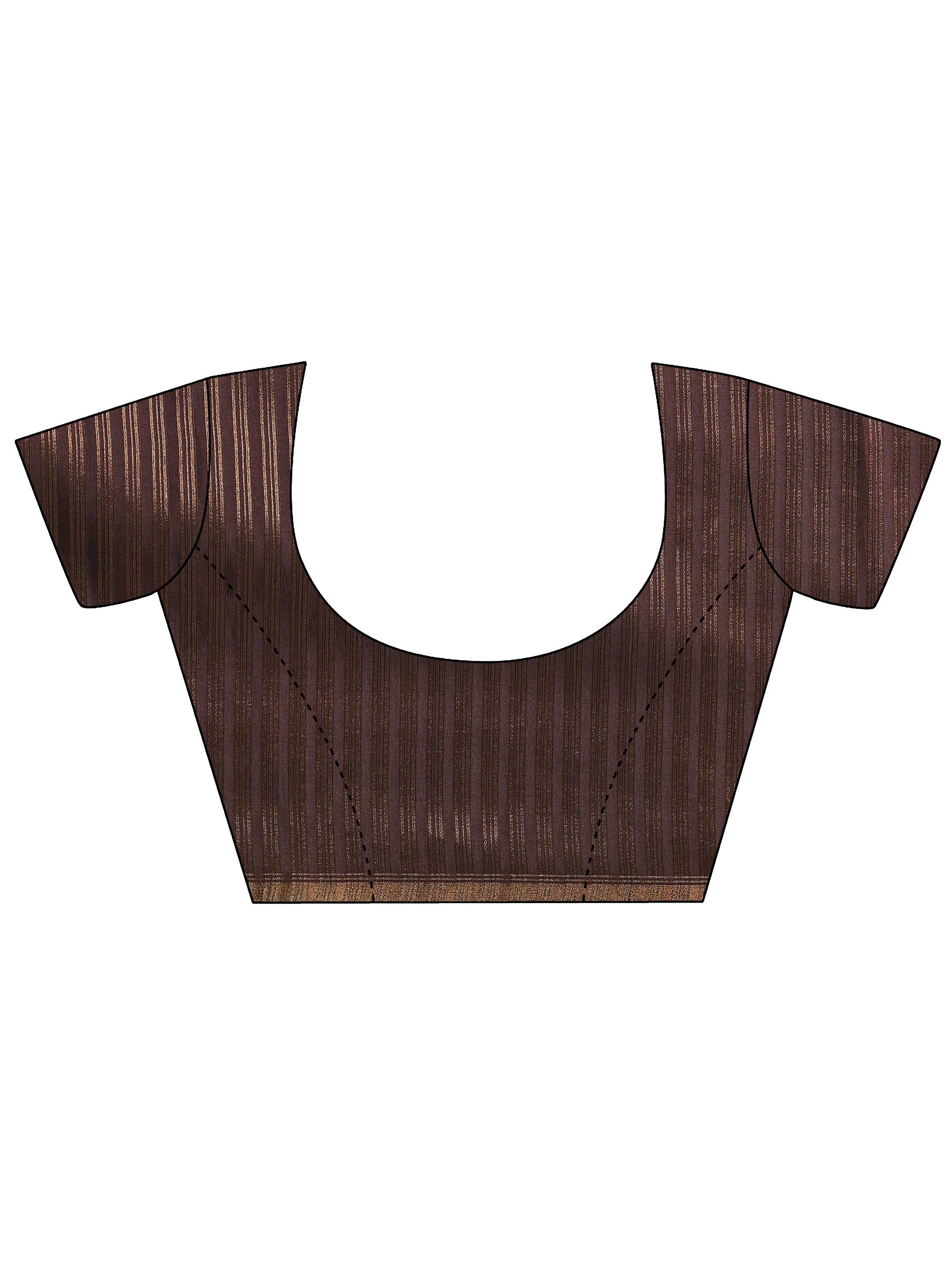 Blue Printed Silk Blend Saree With Unstitched Blouse Piece