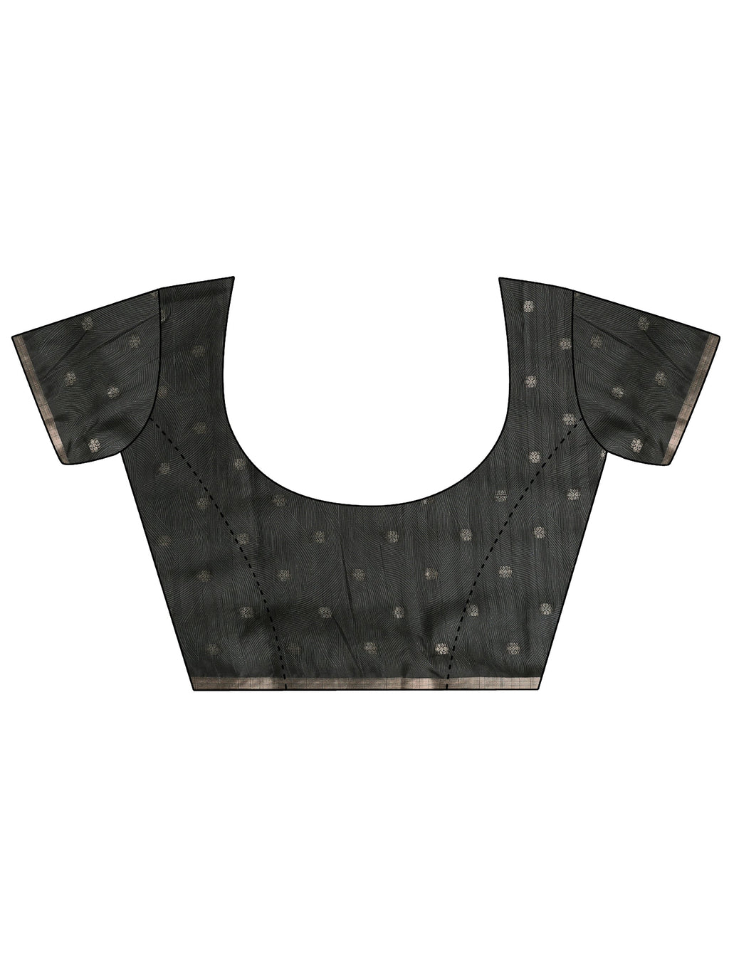 Beige Printed Silk Blend Sarees With Unstitched Blouse Piece