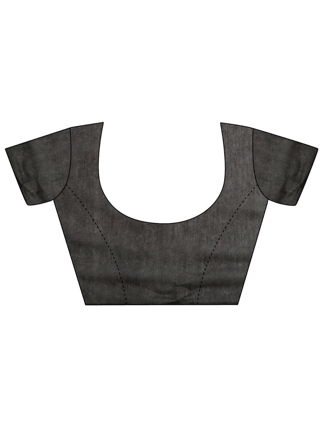 Beige Printed Silk Blend Saree With Unstitched Blouse Piece