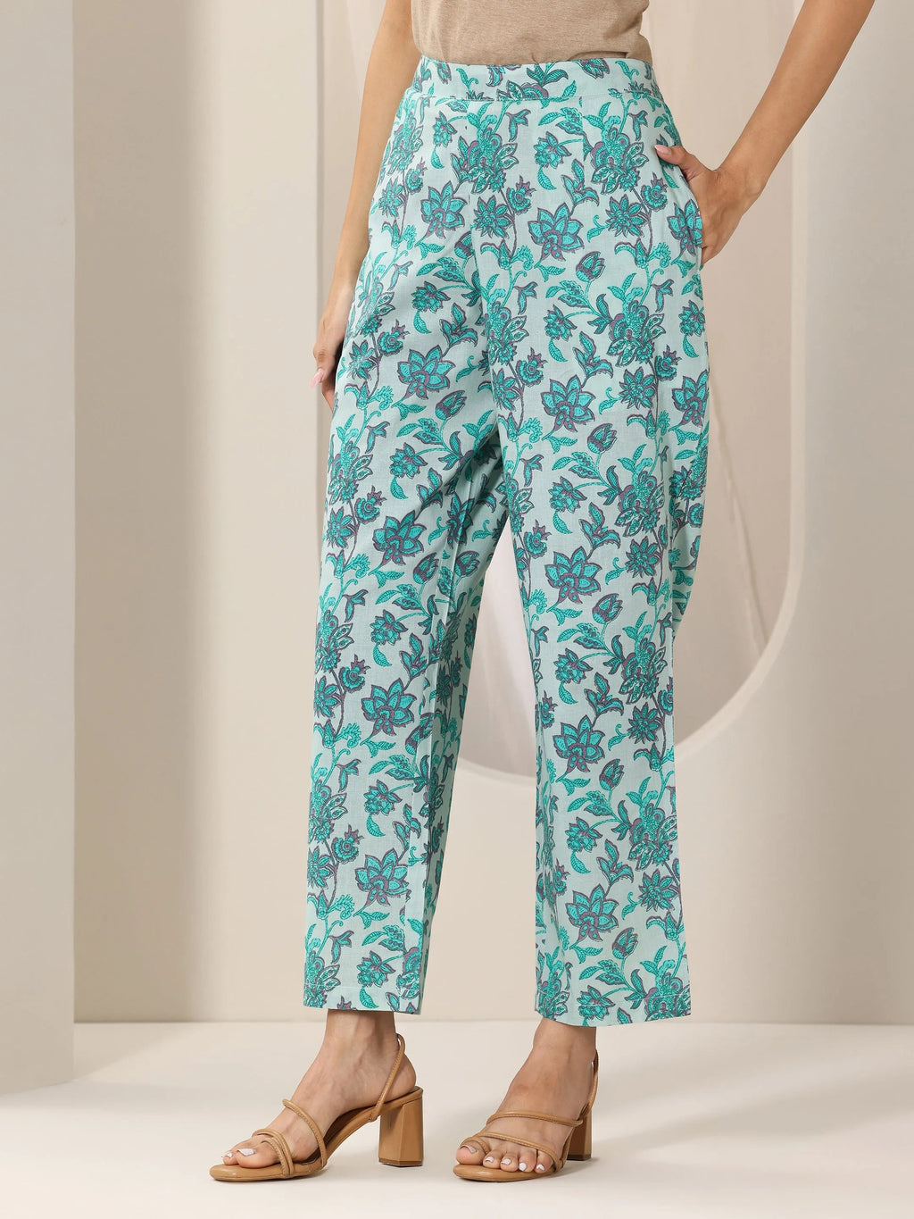 Blue Printed Cotton Co-Ord Sets