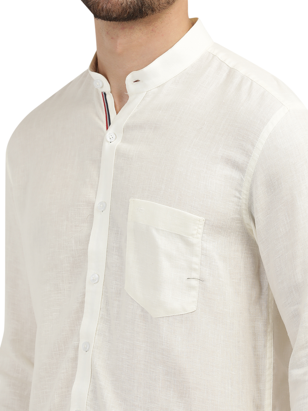 Ivory Solid Casual Shirt