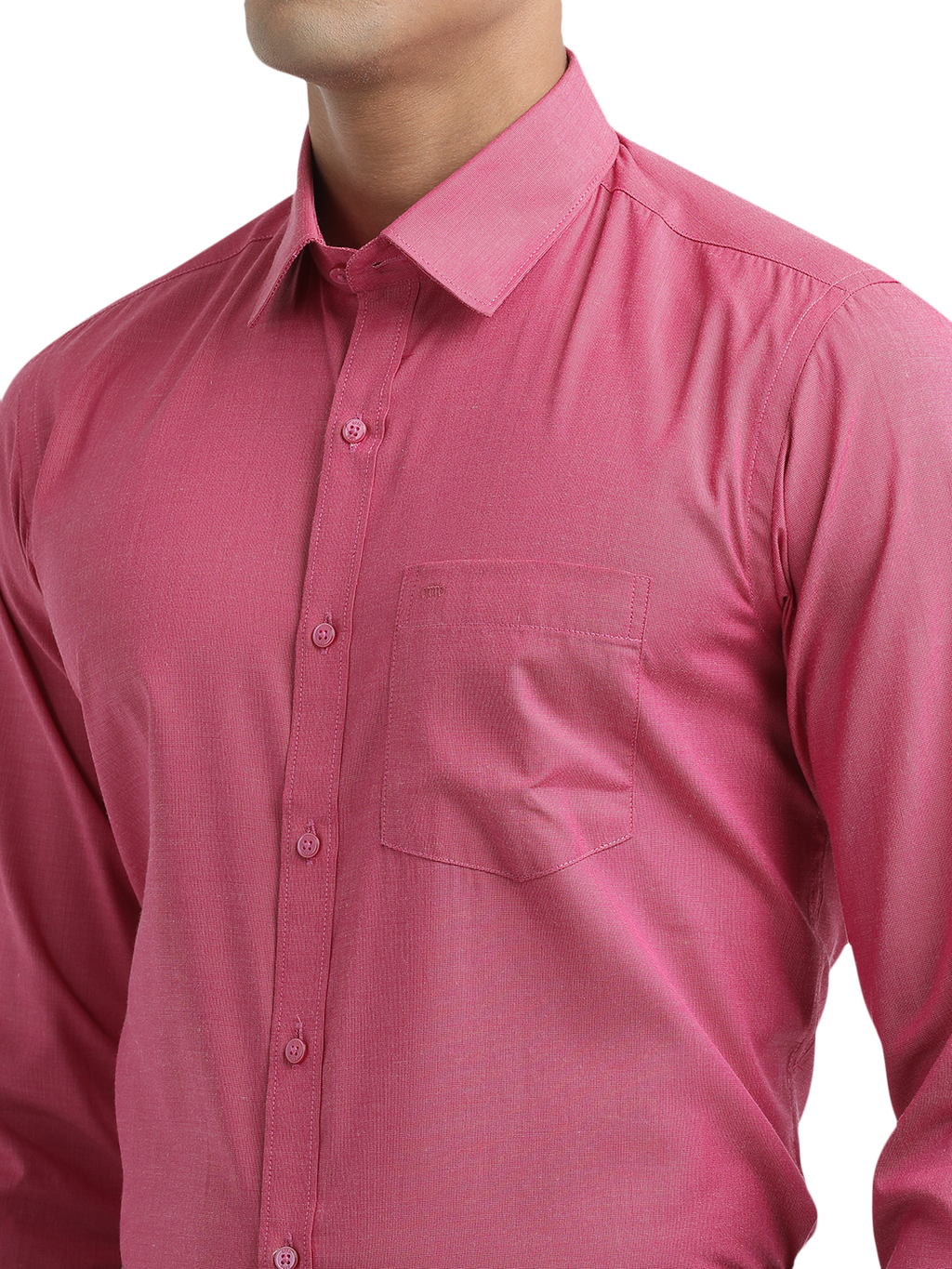 Dark Pink Fil-a-Fil Solid Shirt