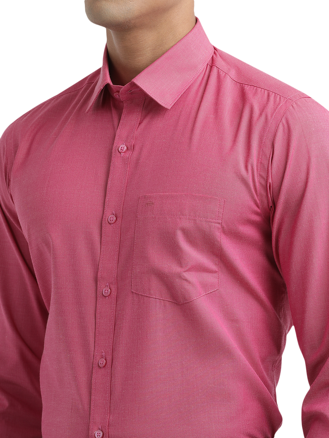 Dark Pink Fil-a-Fil Solid Shirt