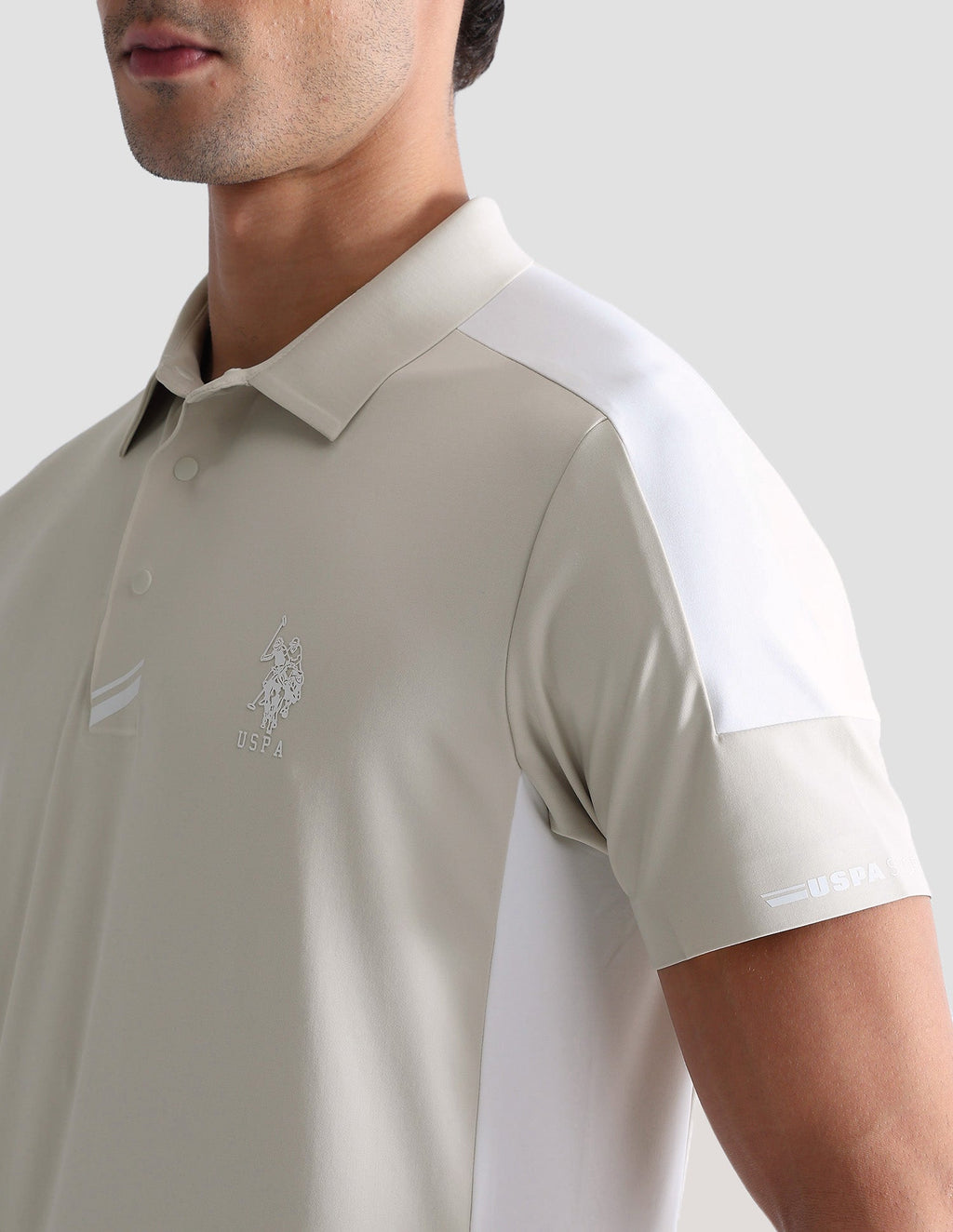 Colorblocked Active Polo Shirt