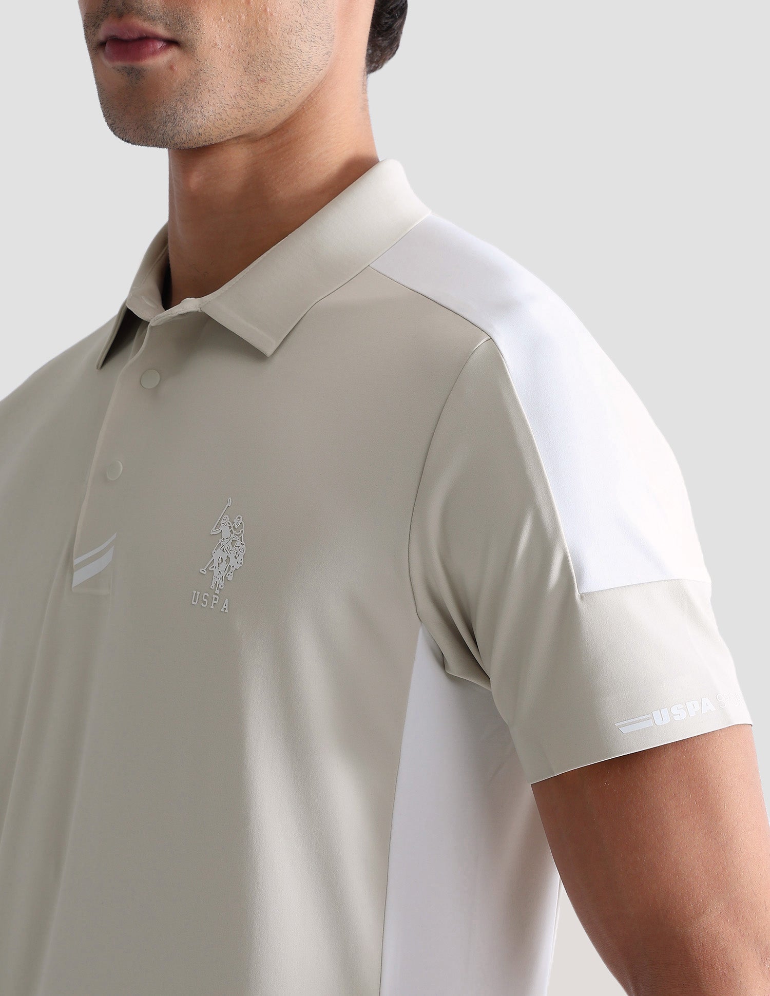 Colorblocked Active Polo Shirt