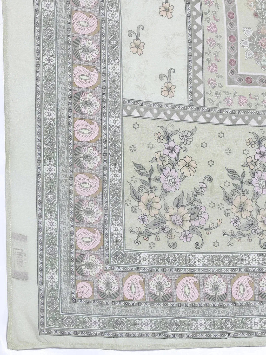 Lemon Printed Poly Crepe Straight Suit With Dupatta