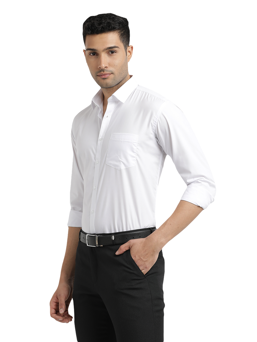 Ivory Solid Formal Shirt