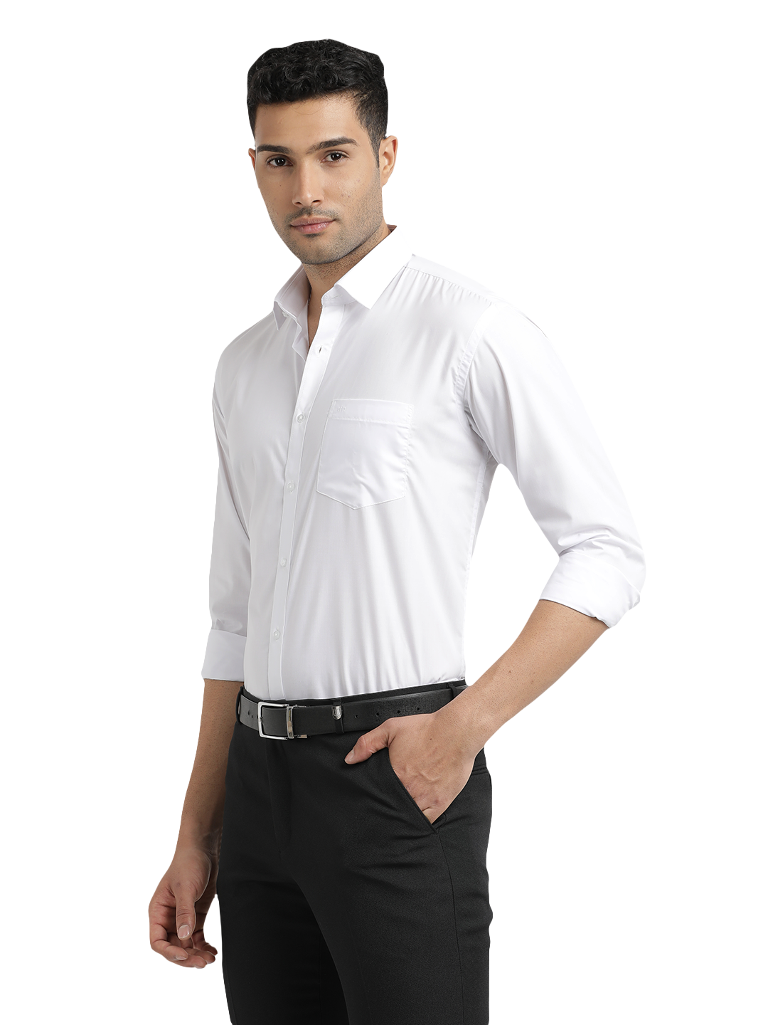 Ivory Solid Formal Shirt