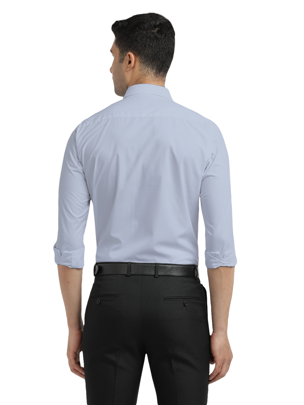 Light Blue Solid Formal Shirt