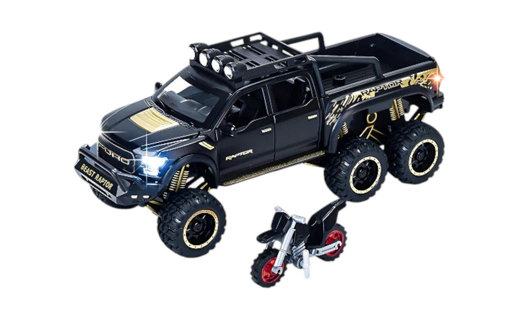 Ford F-150 Raptor 6X6 1:22 scale model car miniature
