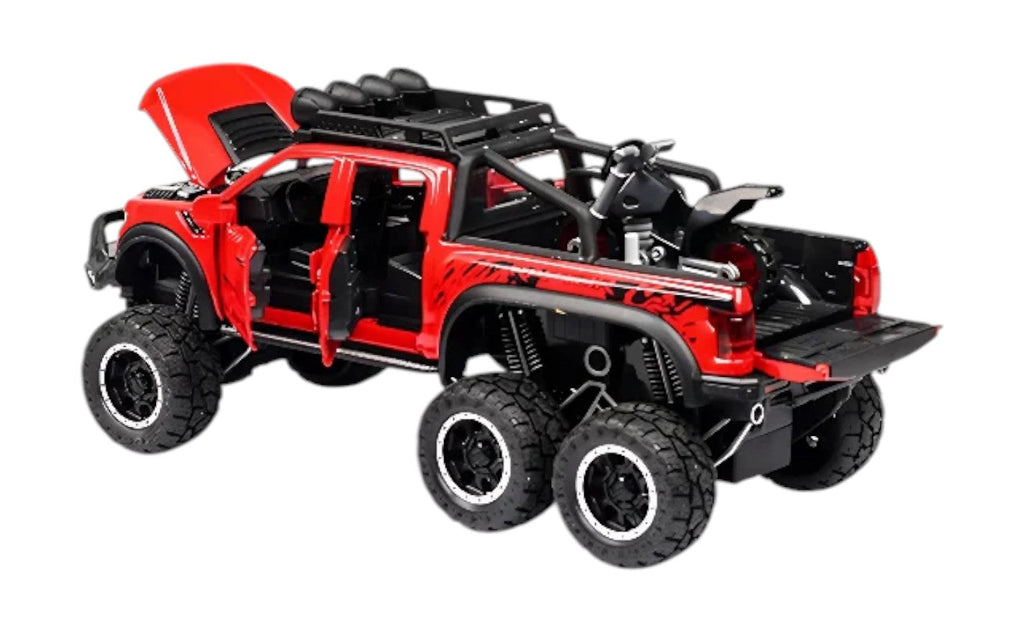 Ford F-150 Raptor 6X6 1:22 scale model car miniature