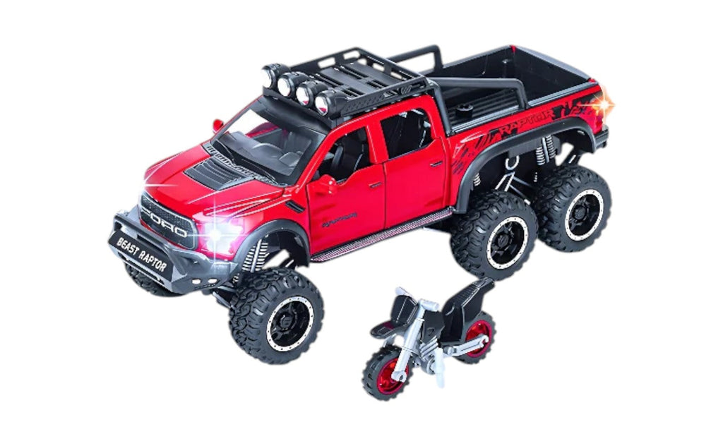 Ford F-150 Raptor 6X6 1:22 scale model car miniature