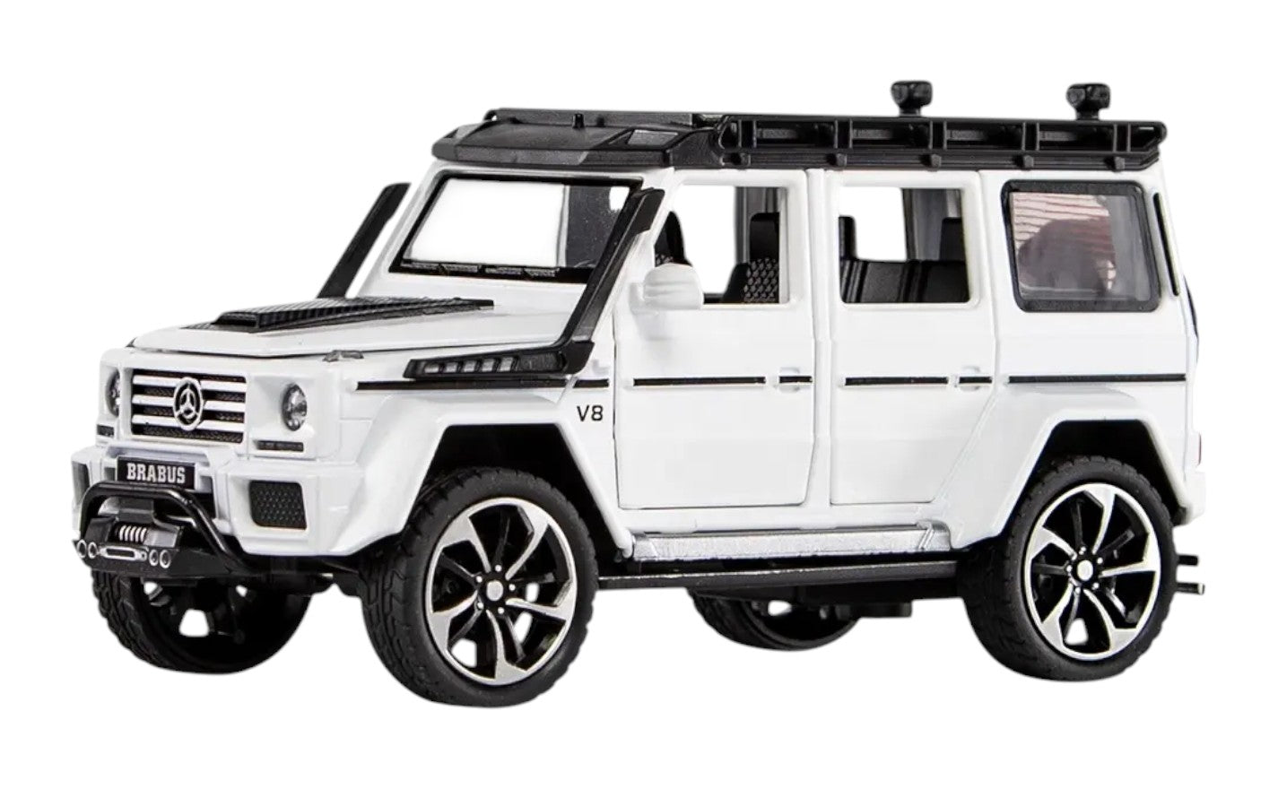BRABUS G550 4X4 1:24 DIECAST ALLOY METAL PULLBACK TOY CAR