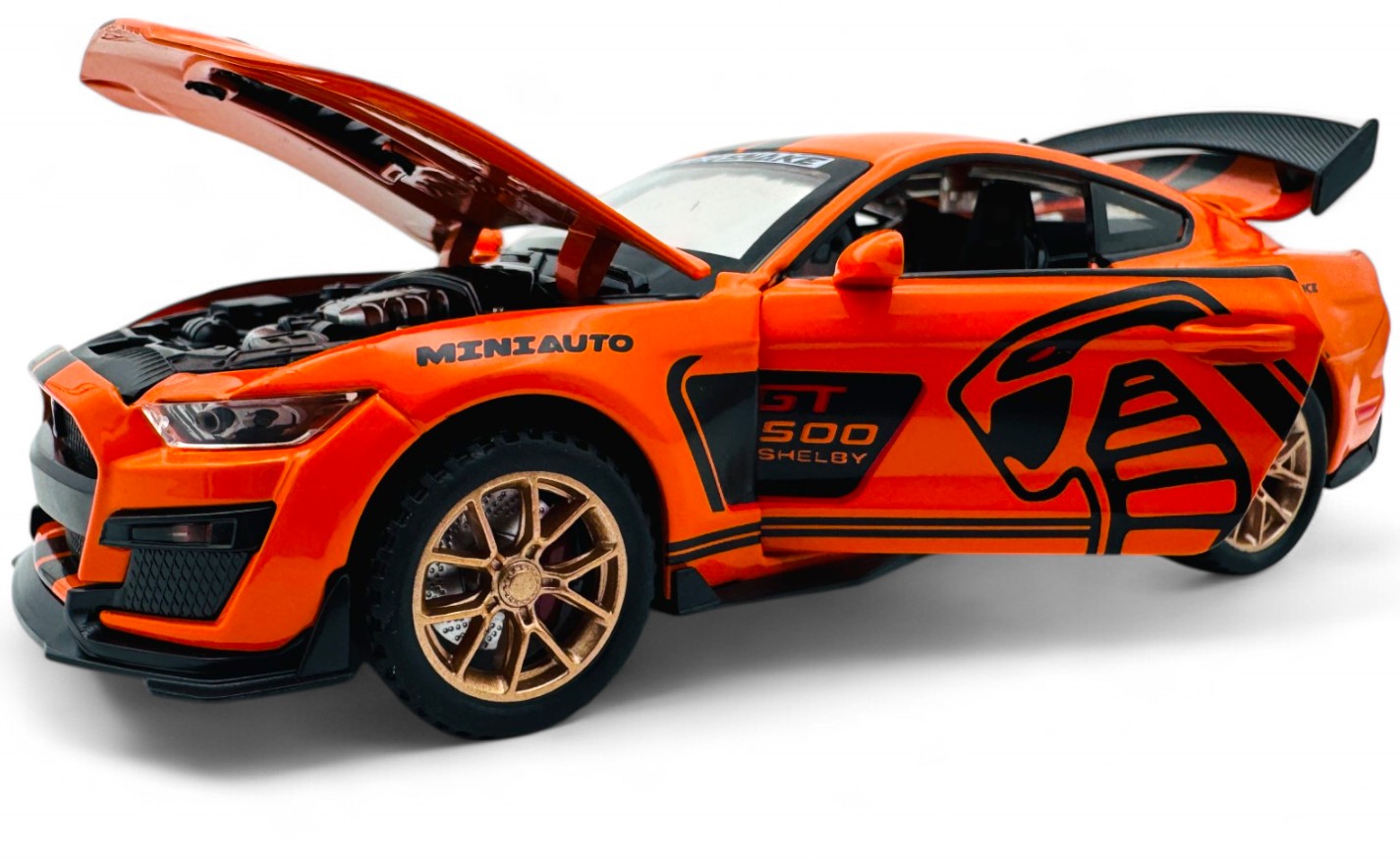 Ford Mustang Shelby GT500 1:24 diecast scale model car | Assorted Colors