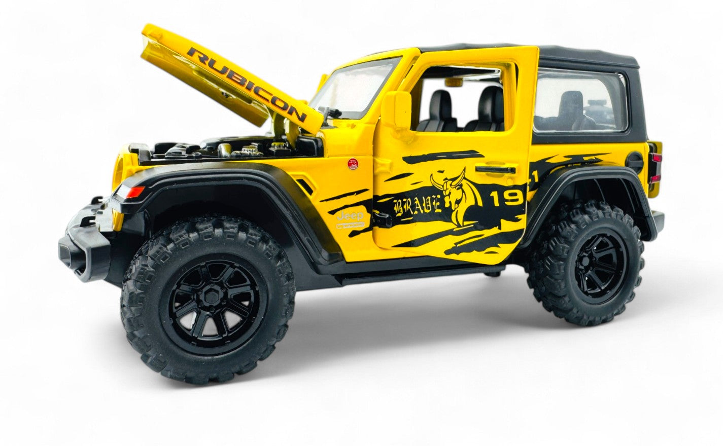 Jeep Wrangler Rubicon 1:24  diecast scale model car | Assorted Colors