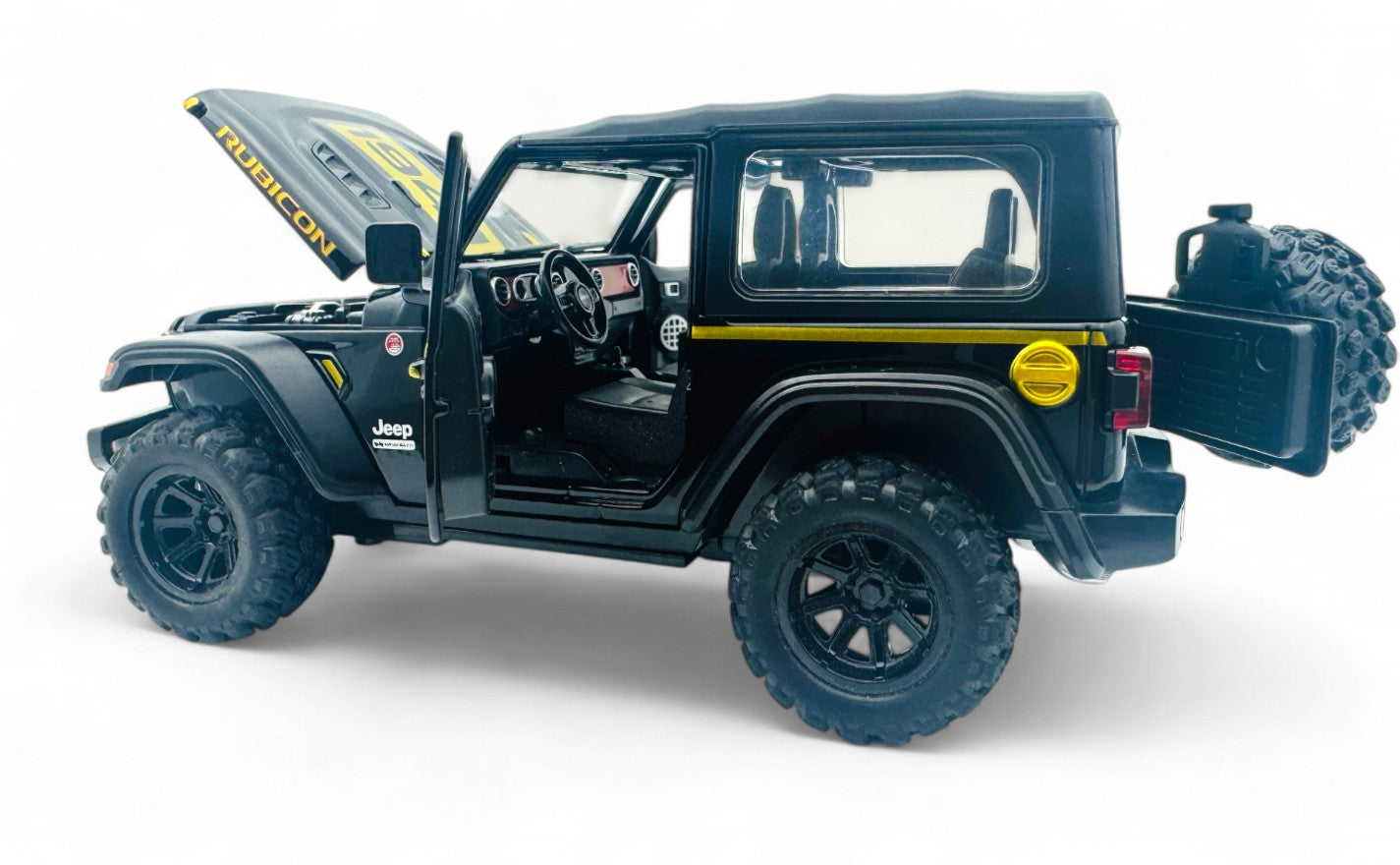 Jeep Wrangler Rubicon 1:24  diecast scale model car | Assorted Colors