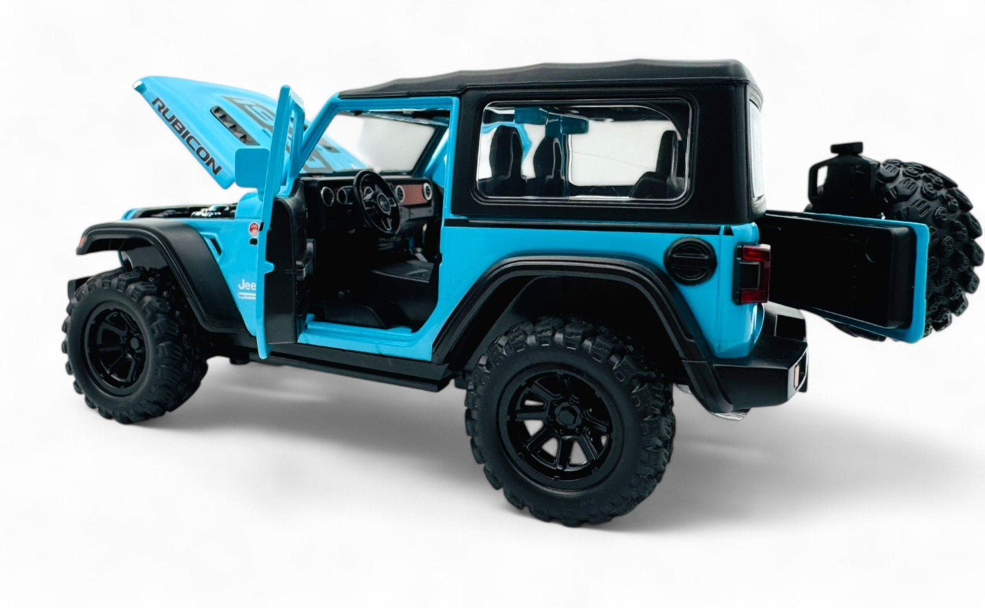 Jeep Wrangler Rubicon 1:24  diecast scale model car | Assorted Colors