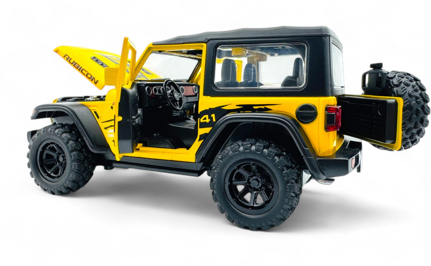 Jeep Wrangler Rubicon 1:24  diecast scale model car | Assorted Colors