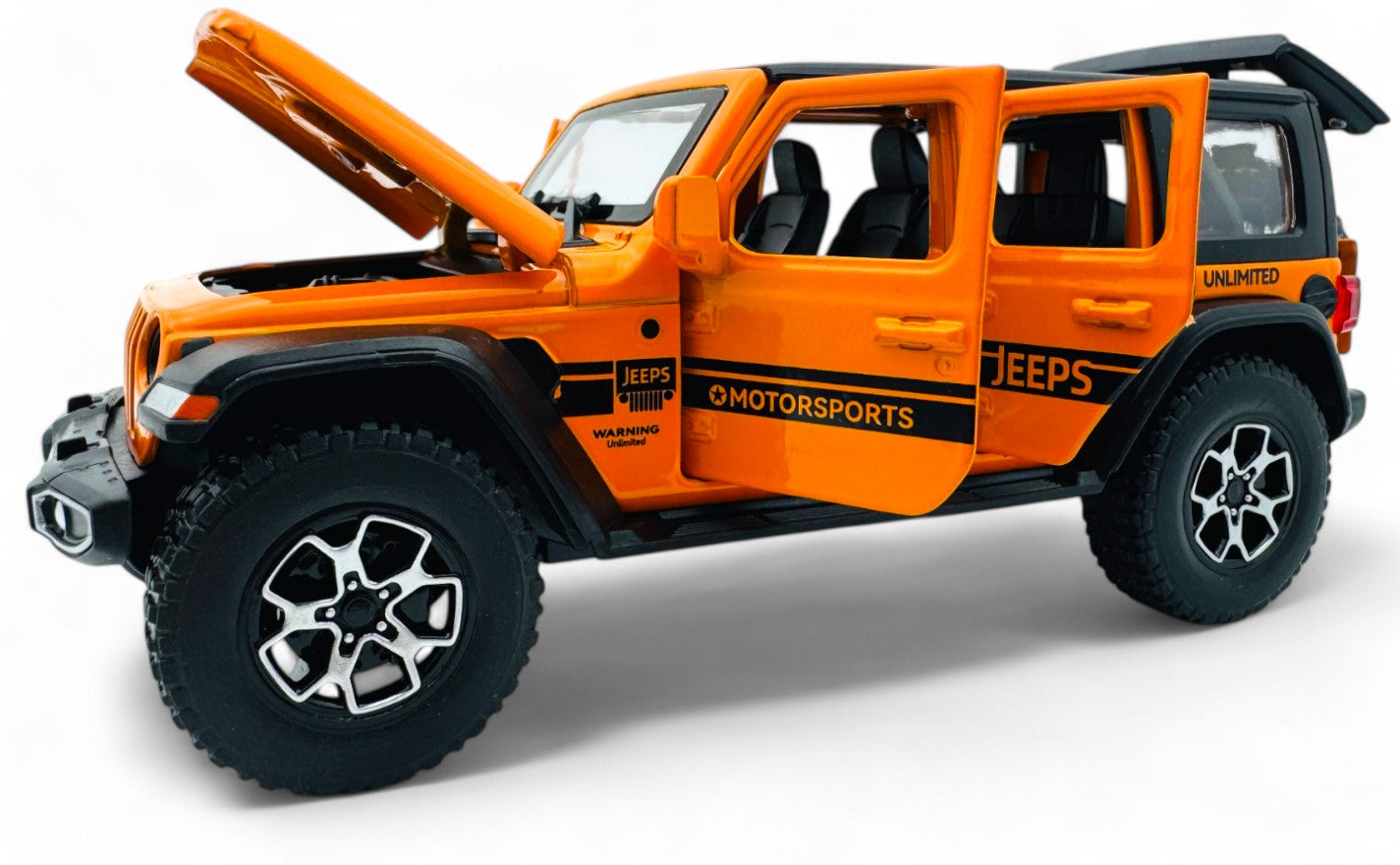 Jeep Wrangler 1:24  diecast scale model car collectible | Assorted Colors