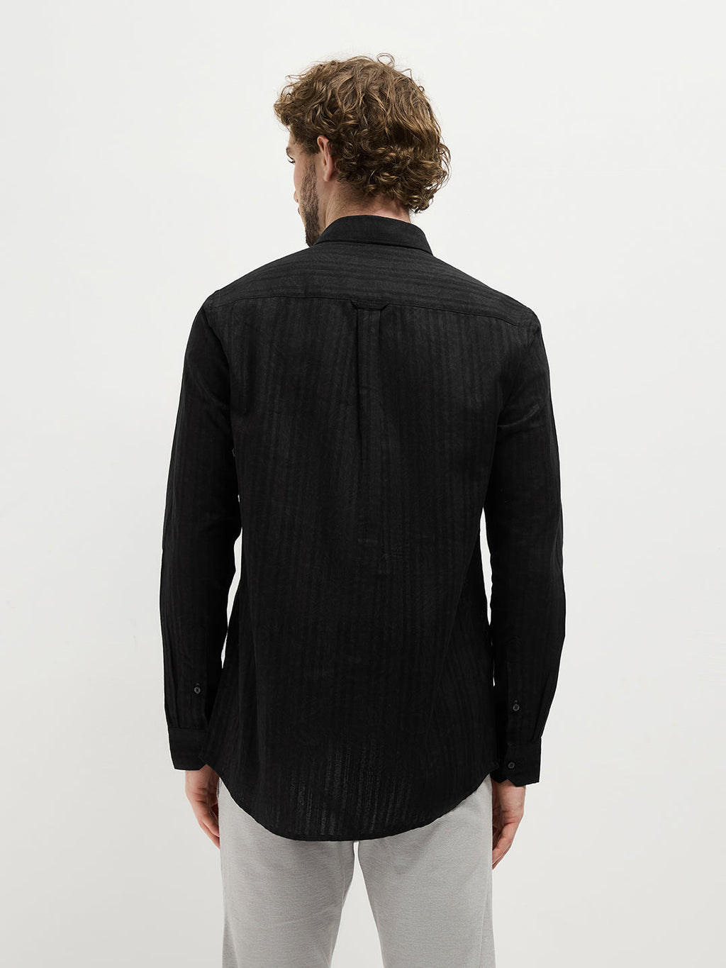 Black Stripes Casual Shirt