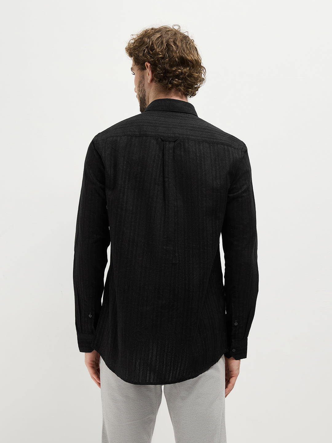 Black Stripes Casual Shirt