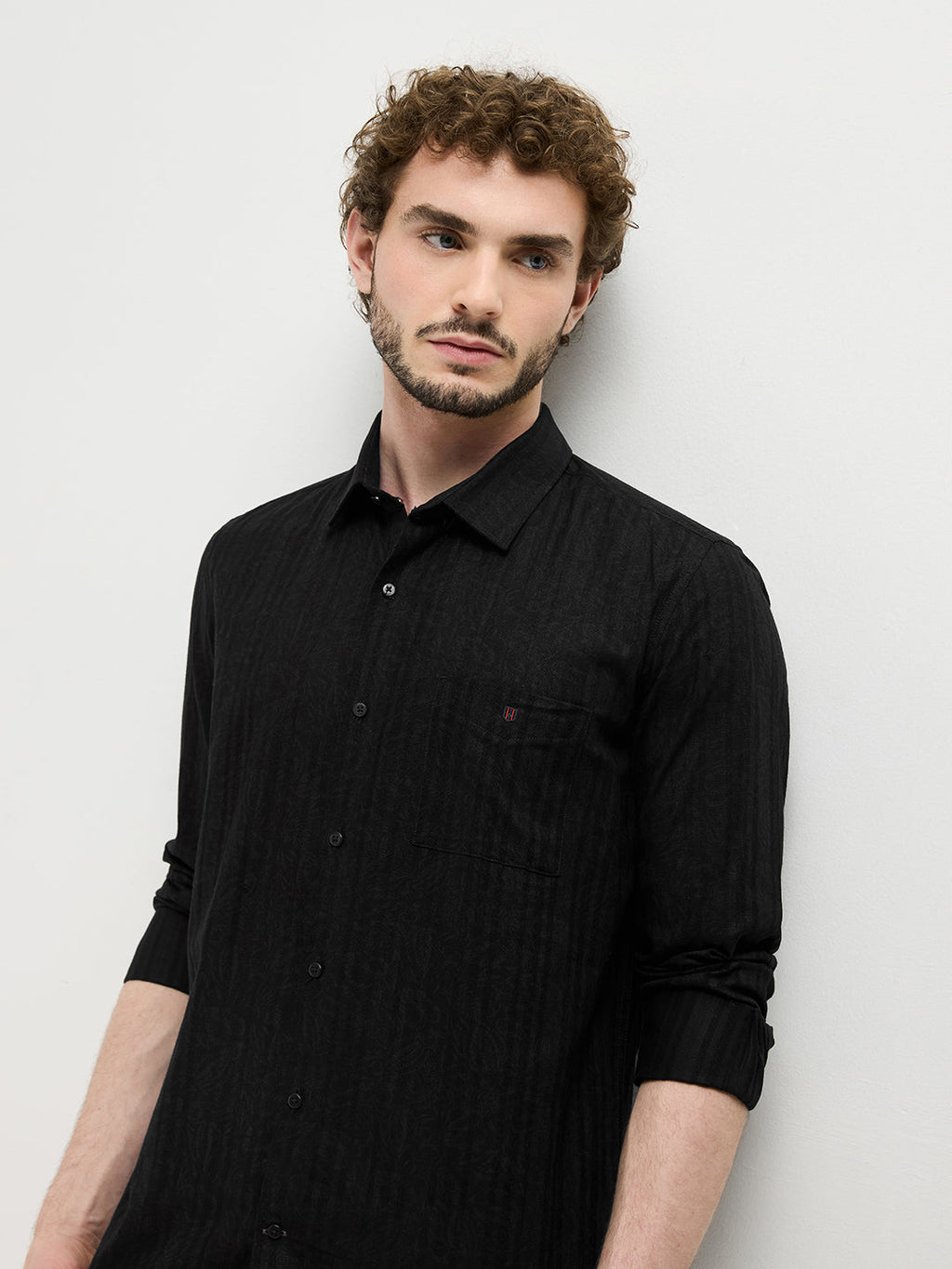 Black Stripes Casual Shirt