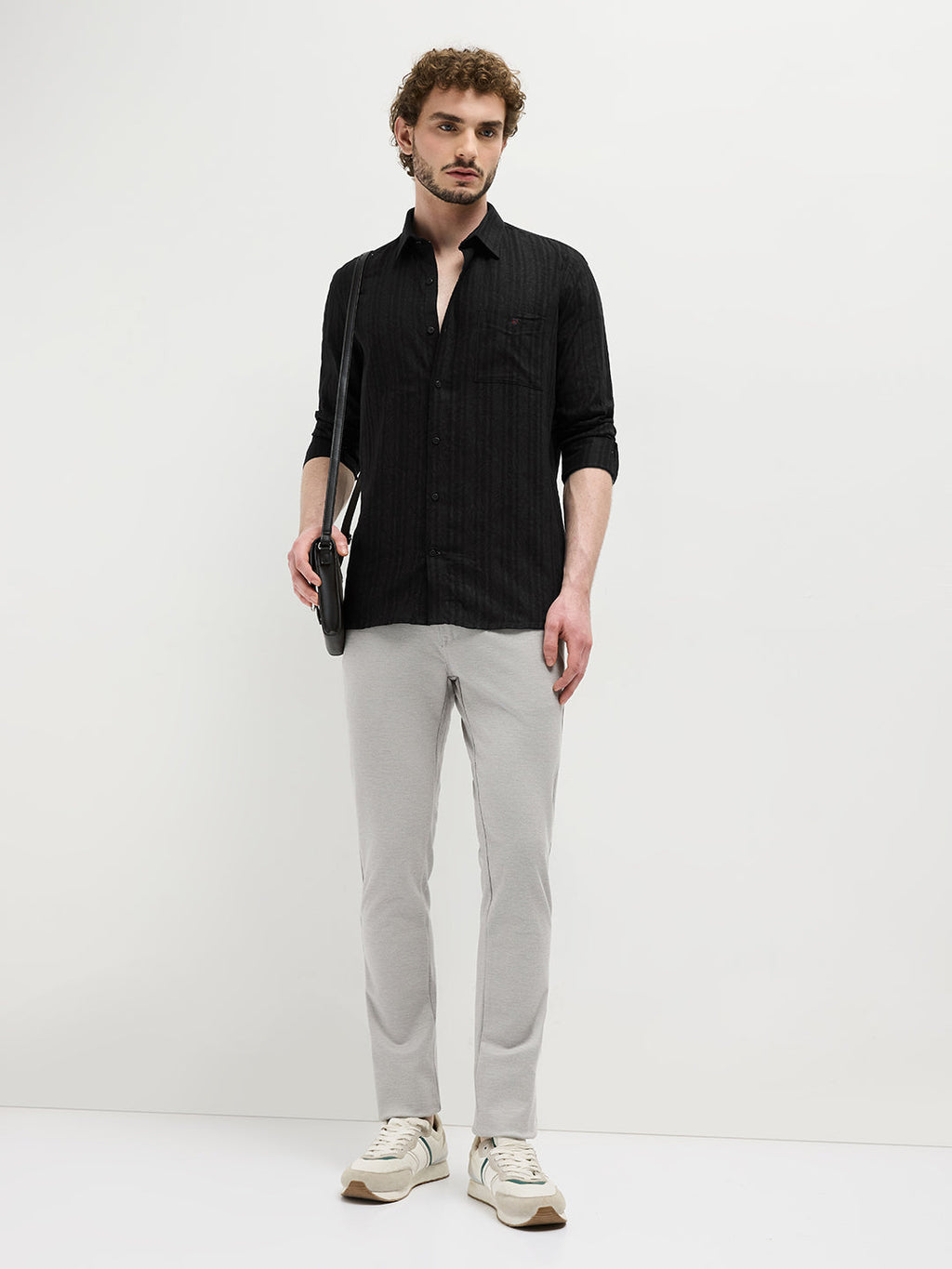 Black Stripes Casual Shirt