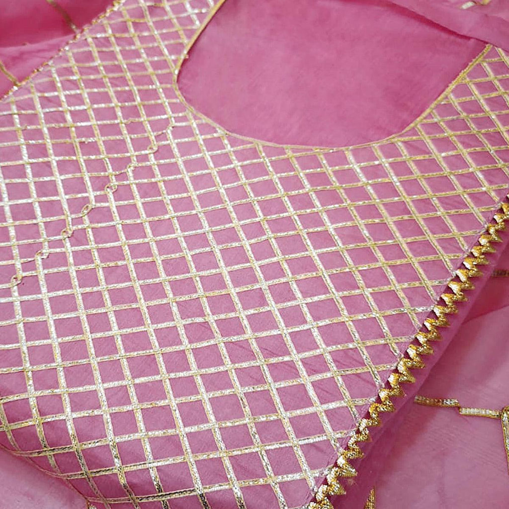 Breathtaking Light Pink Colored Partywear Embroidered Modal Dress Material