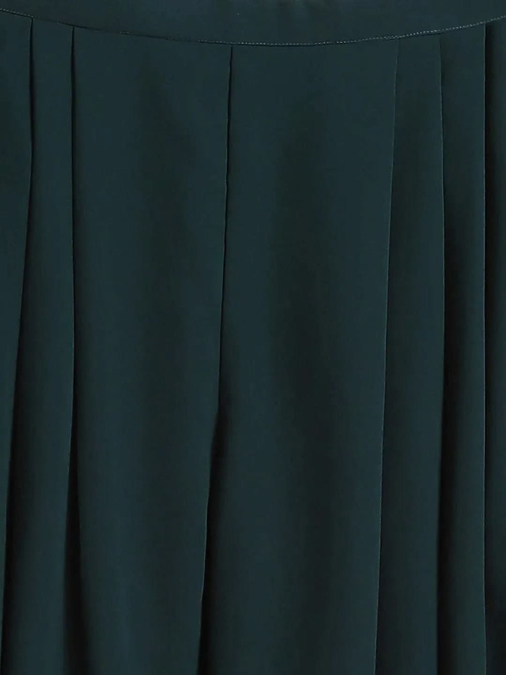 Green Embellished Georgette Dhoti Saree