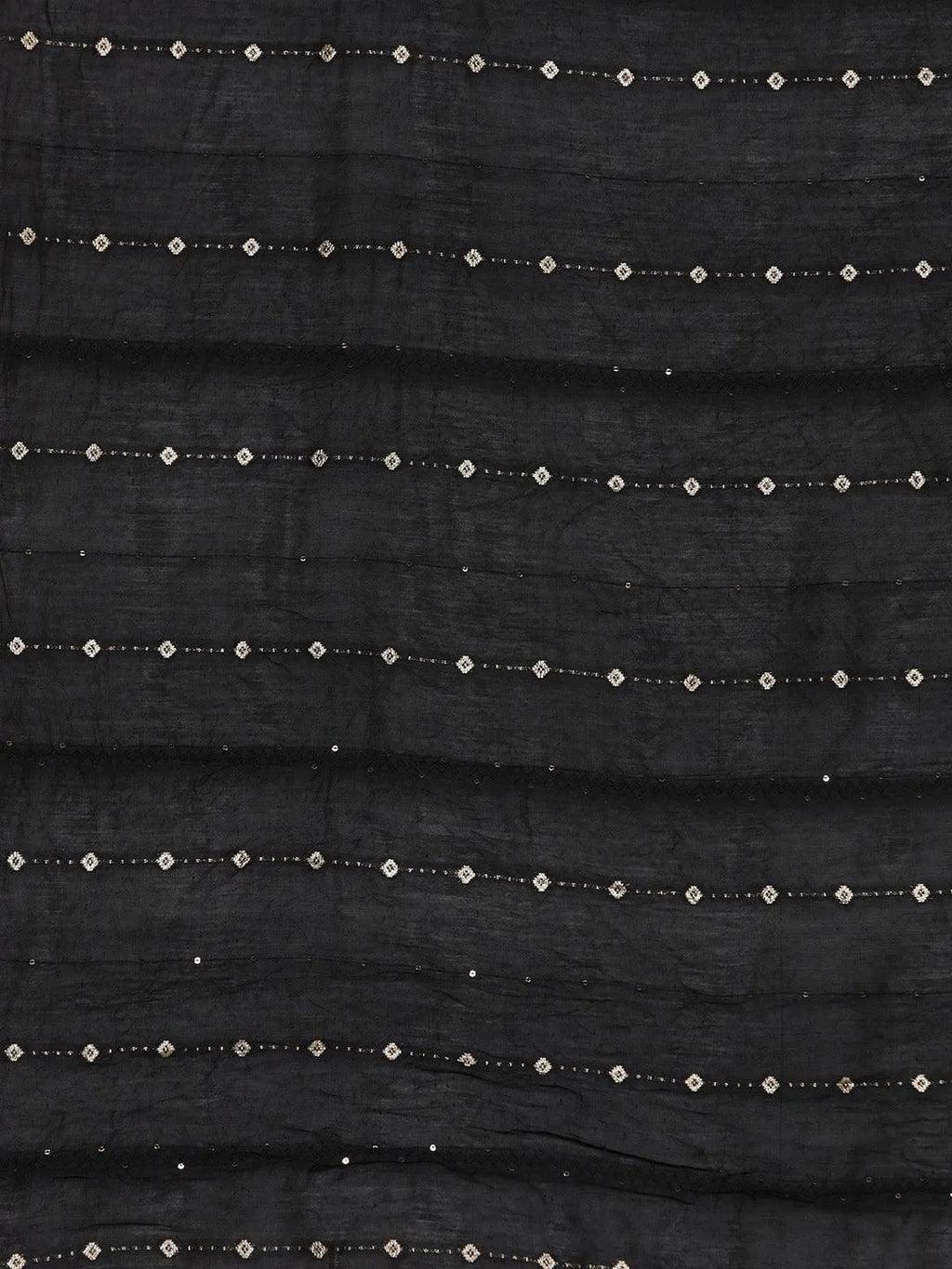 Grey Yoke Design Silk Blend Straight Suit With Dupatta