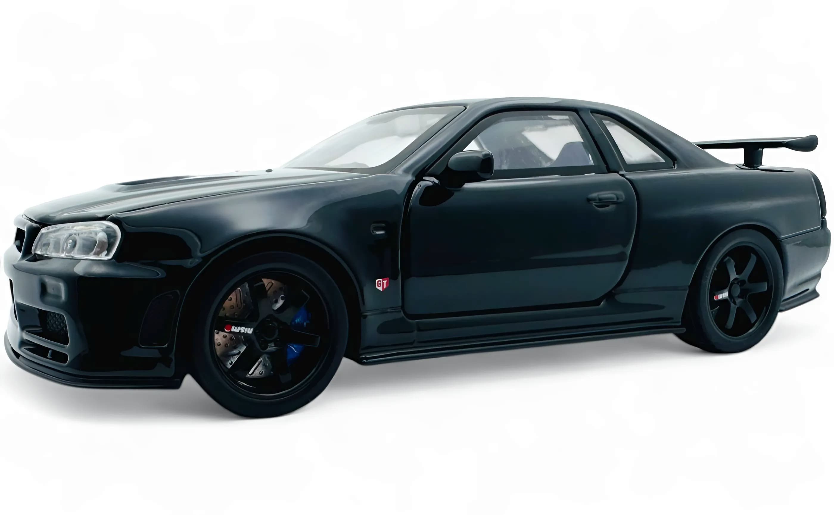 Nissan Skyline R34 GT-R 1:24 diecast scale model car collectible - Multicolor