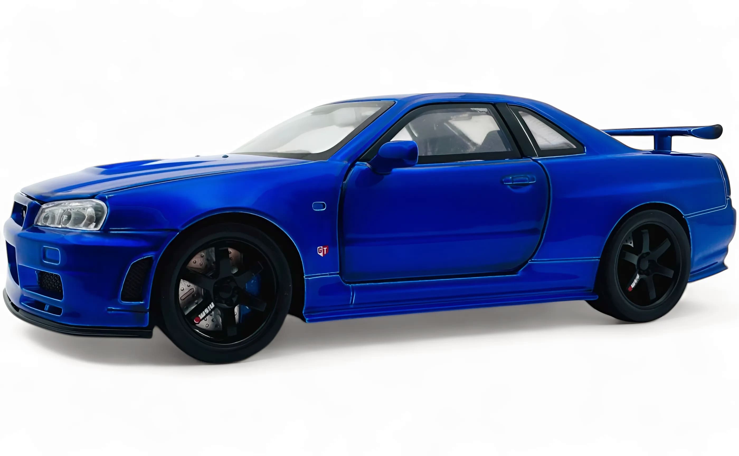Nissan Skyline R34 GT-R 1:24 diecast scale model car collectible - Multicolor