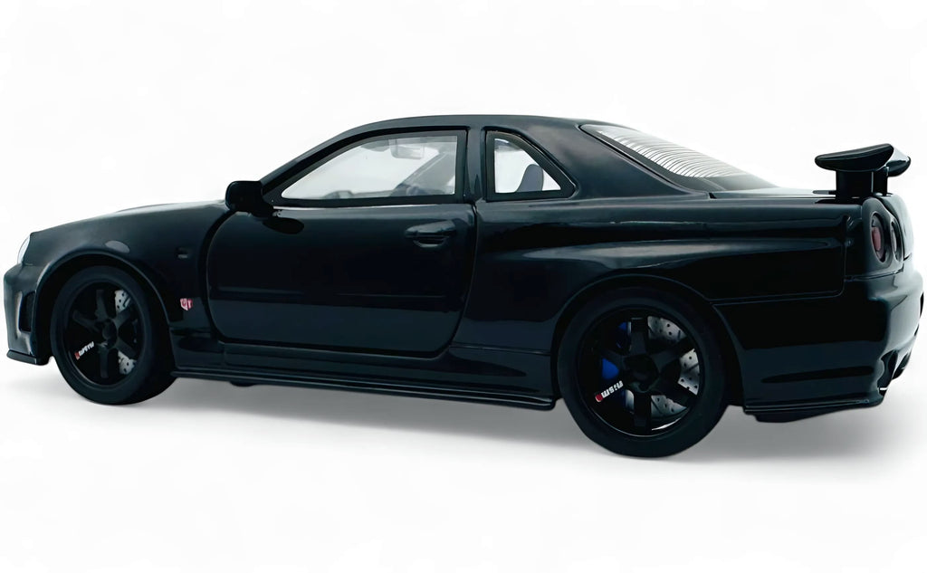 Nissan Skyline R34 GT-R 1:24 diecast scale model car collectible - Multicolor