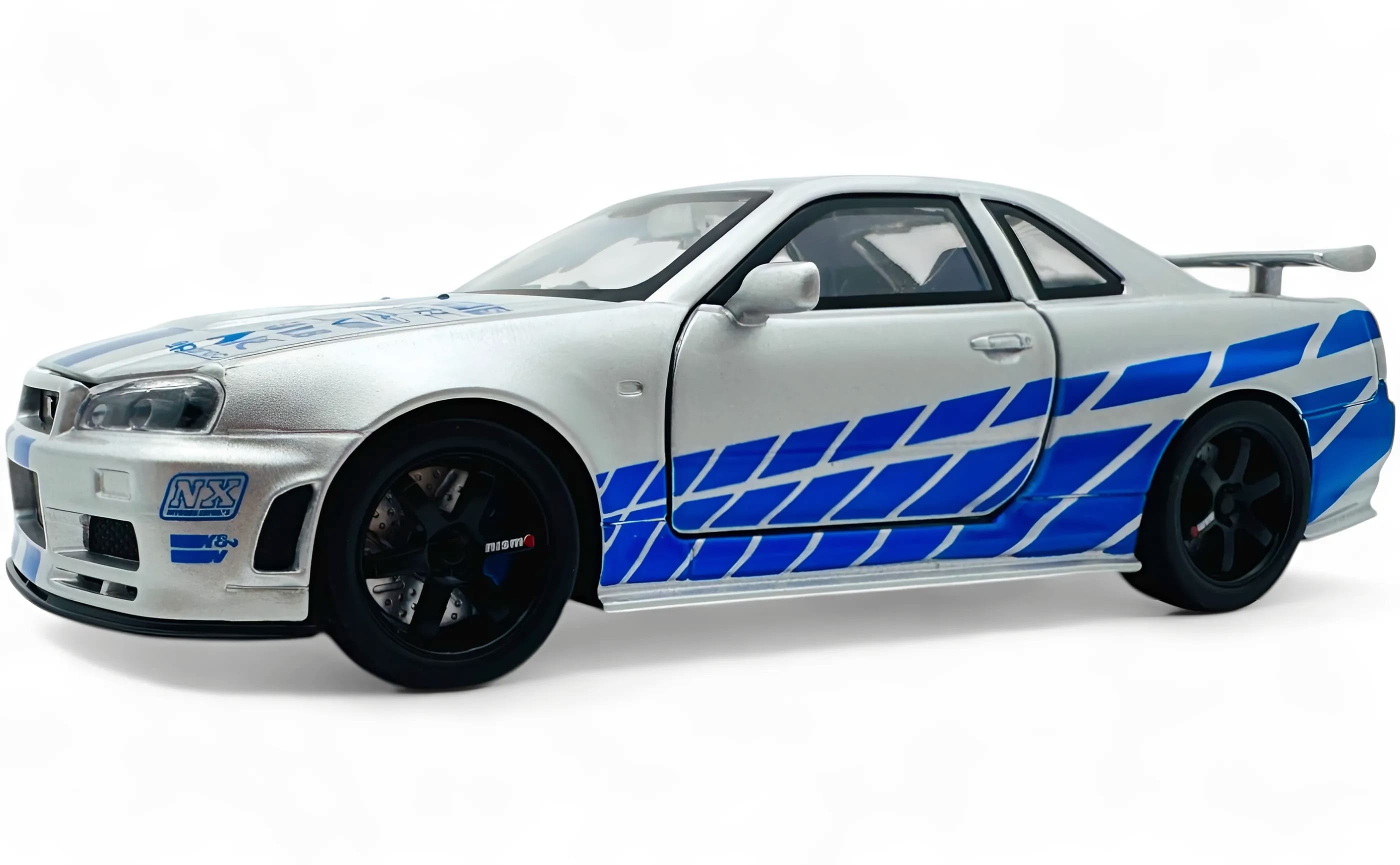 Nissan Skyline R34 GT-R 1:24 diecast scale model car collectible - Multicolor