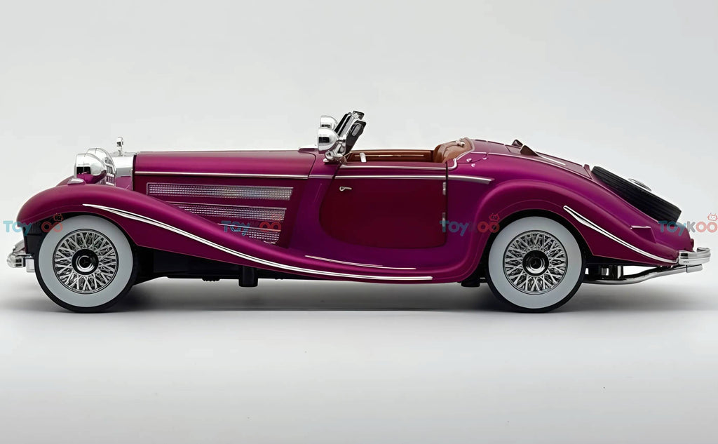 1936 Mercedes Benz 500K 1:24 Roadster diecast scale model car collectible | Assorted Colors