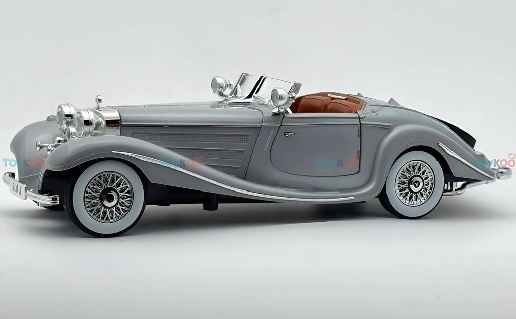 1936 Mercedes-Benz 500K 1:18 roadster  diecast scale model car - Big Size
